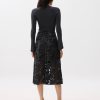 Leather Lace A-line Midaxi Skirt - Image 5