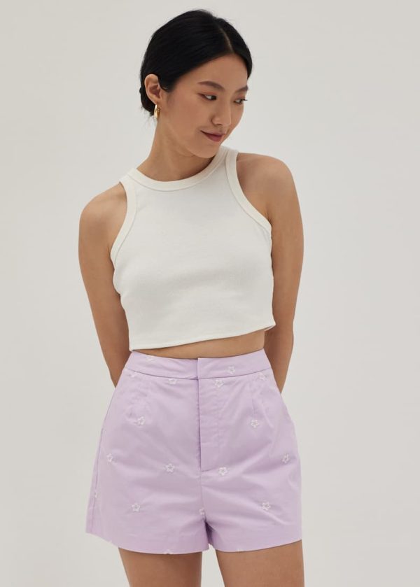 Embroidered A-line Shorts - Image 4