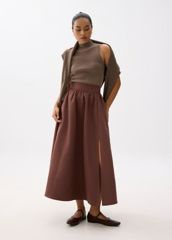 Flare Maxi Skirt