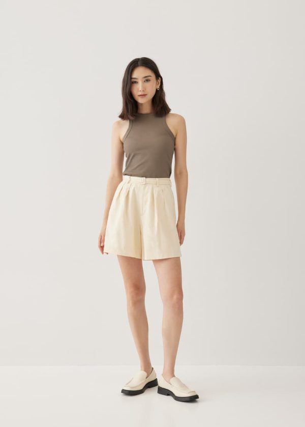 Linen Wide Leg Shorts - Image 4