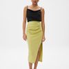 Asymmetric Drape Midi Skirt - Image 2