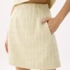 Elastic Tweed Mini Skirt - Image 5