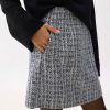Elastic Tweed Mini Skirt - Image 3