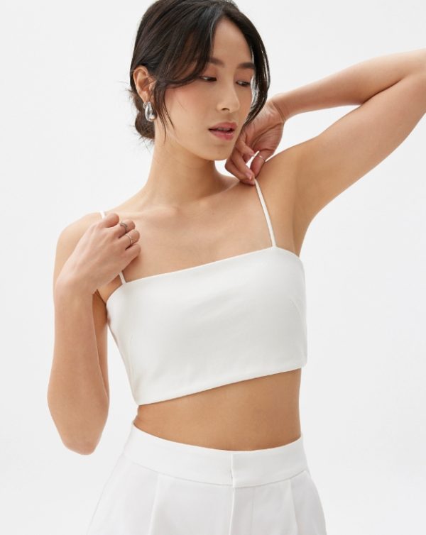 Padded Crop Camisole Top - Image 4