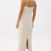 Straight Neck Slip Midi Dress - Image 2