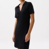 Collared Knit Shift Mini Dress - Image 3
