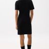Collared Knit Shift Mini Dress - Image 2