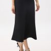 Elastic Satin Bias Cut Midaxi Skirt - Image 4