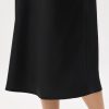 Elastic Satin Bias Cut Midaxi Skirt - Image 3