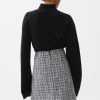 Elastic Tweed Mini Skirt - Image 2