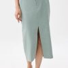 Tailored Column Midi Skirt - Image 4