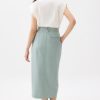 Tailored Column Midi Skirt - Image 3